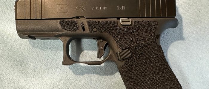 Glock stippled and double undercut
